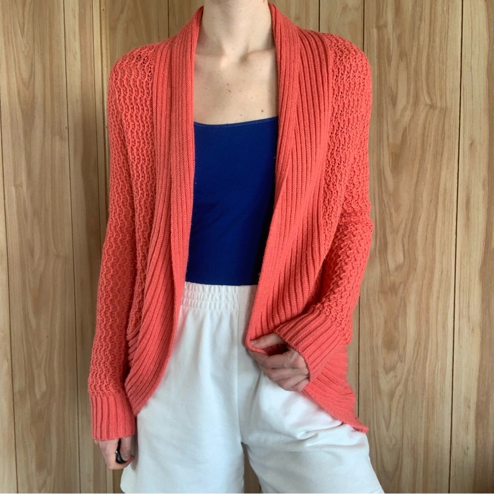 JohnPaulRichard Coral Knit Cardigan